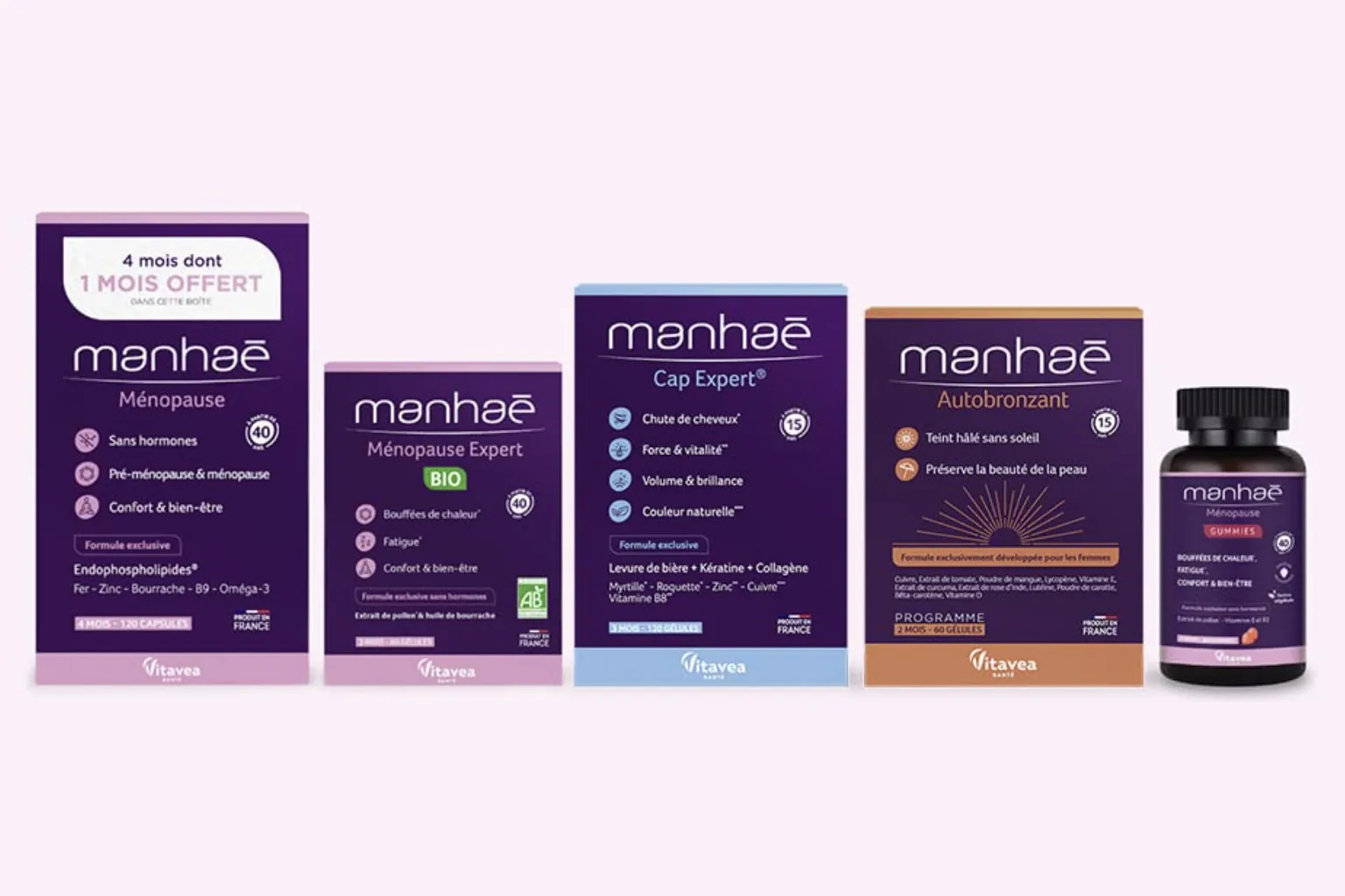 Gamme Manhaé - compléments alimentaires pour femmes