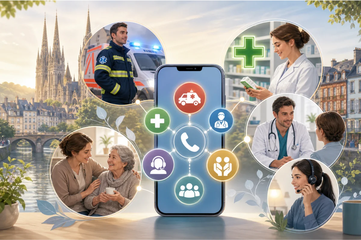 Numéros utiles à Quimper - Urgences, santé, aide